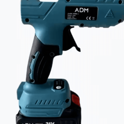 ADM Cordless Hot Glue Gun 21V + 1 Battery 21V, SKU: 7006
