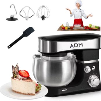 ADM 700W Stand Mixer with 3L-Stainless Steel Bowl, SKU: 551