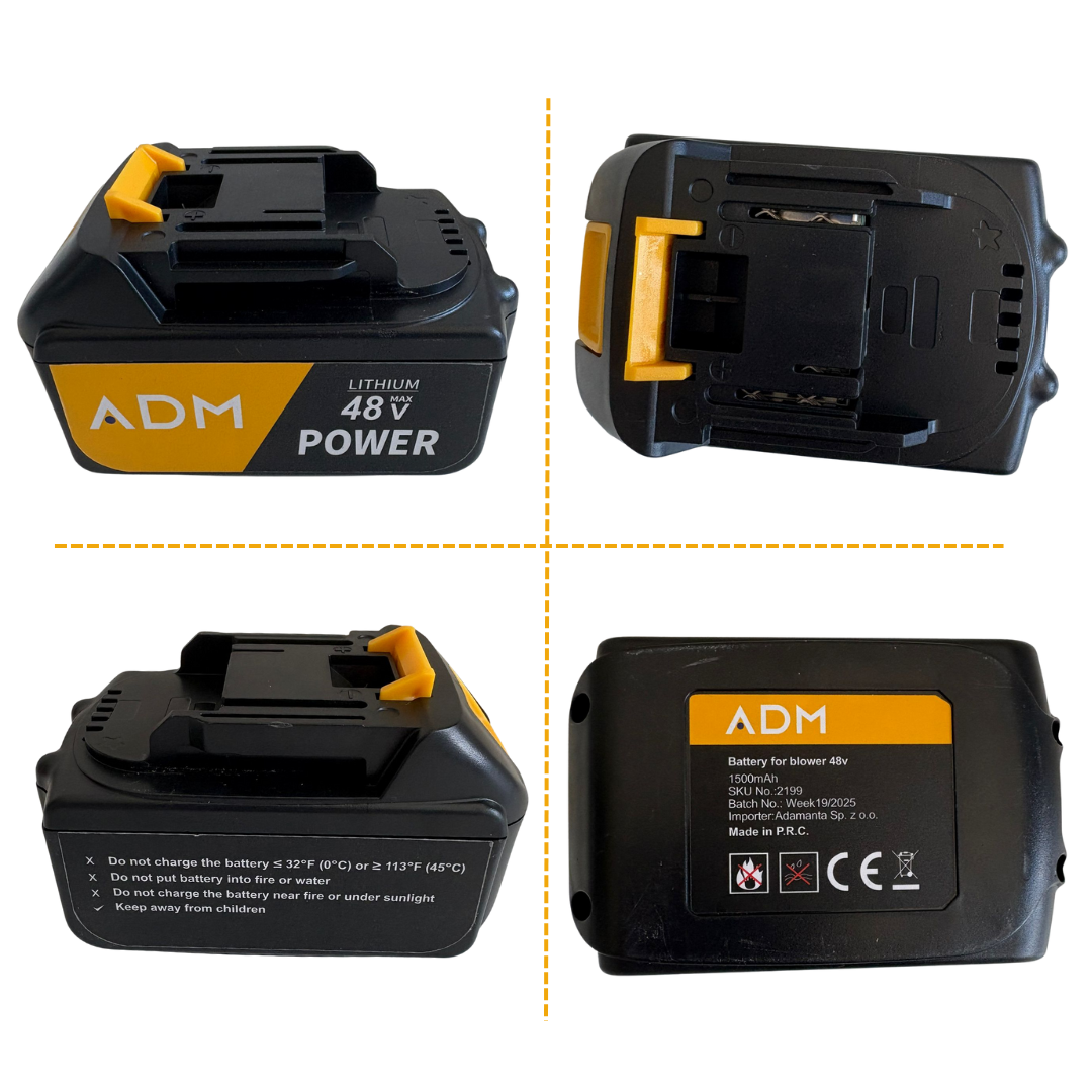 ADM 48V Lithium Battery for Cordless Blower, SKU: 2199