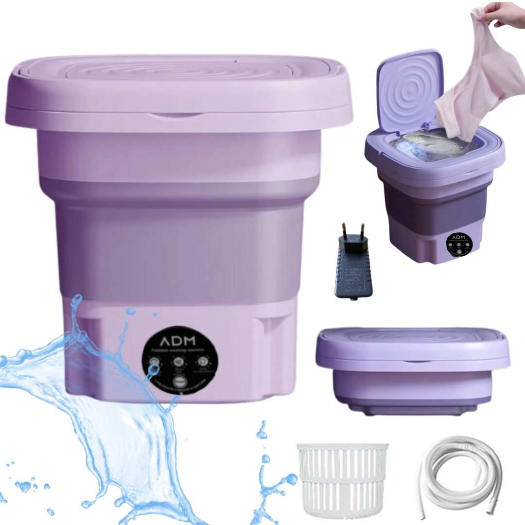 ADM Portable Folding Mini Washing Machine- different colours, SKU: 7021