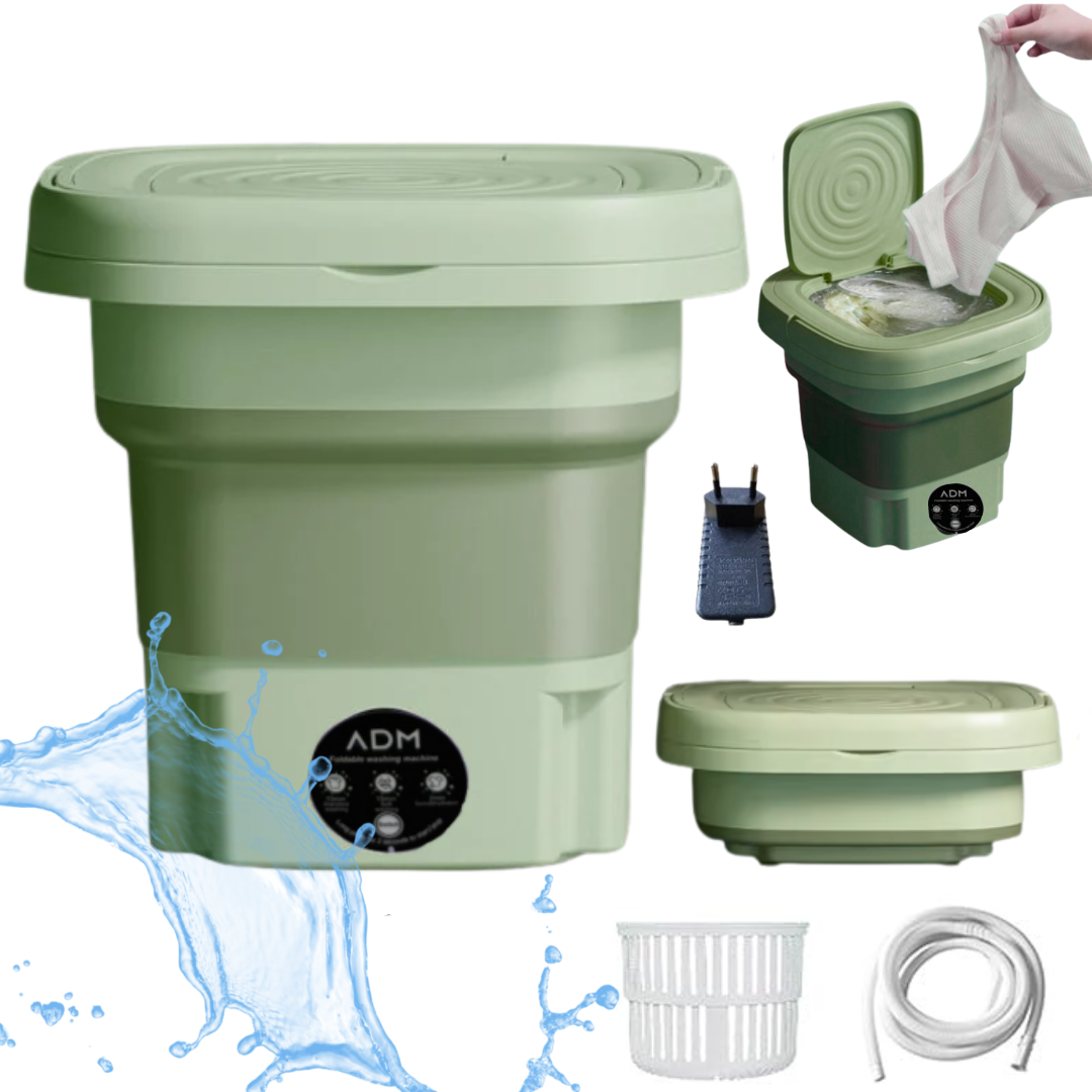 ADM Portable Folding Mini Washing Machine- different colours, SKU: 7021
