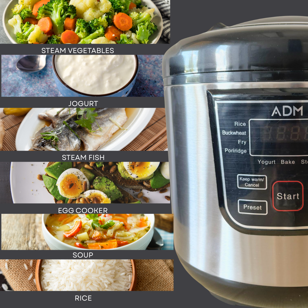 ADM Smart Multicooker – Cooking & Warming, SKU: 474