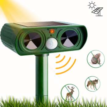 Solar Powered Ultrasonic Animal Repellent, SKU: 2242