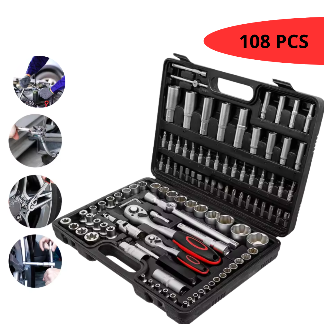 108 Pcs Socket Wrench Set, SKU:7027