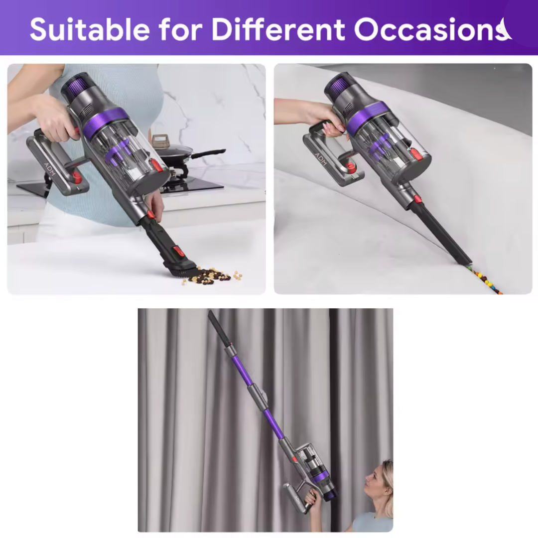 ADM Cordless Vacuum Cleaner with a foldable tube, SKU: 583