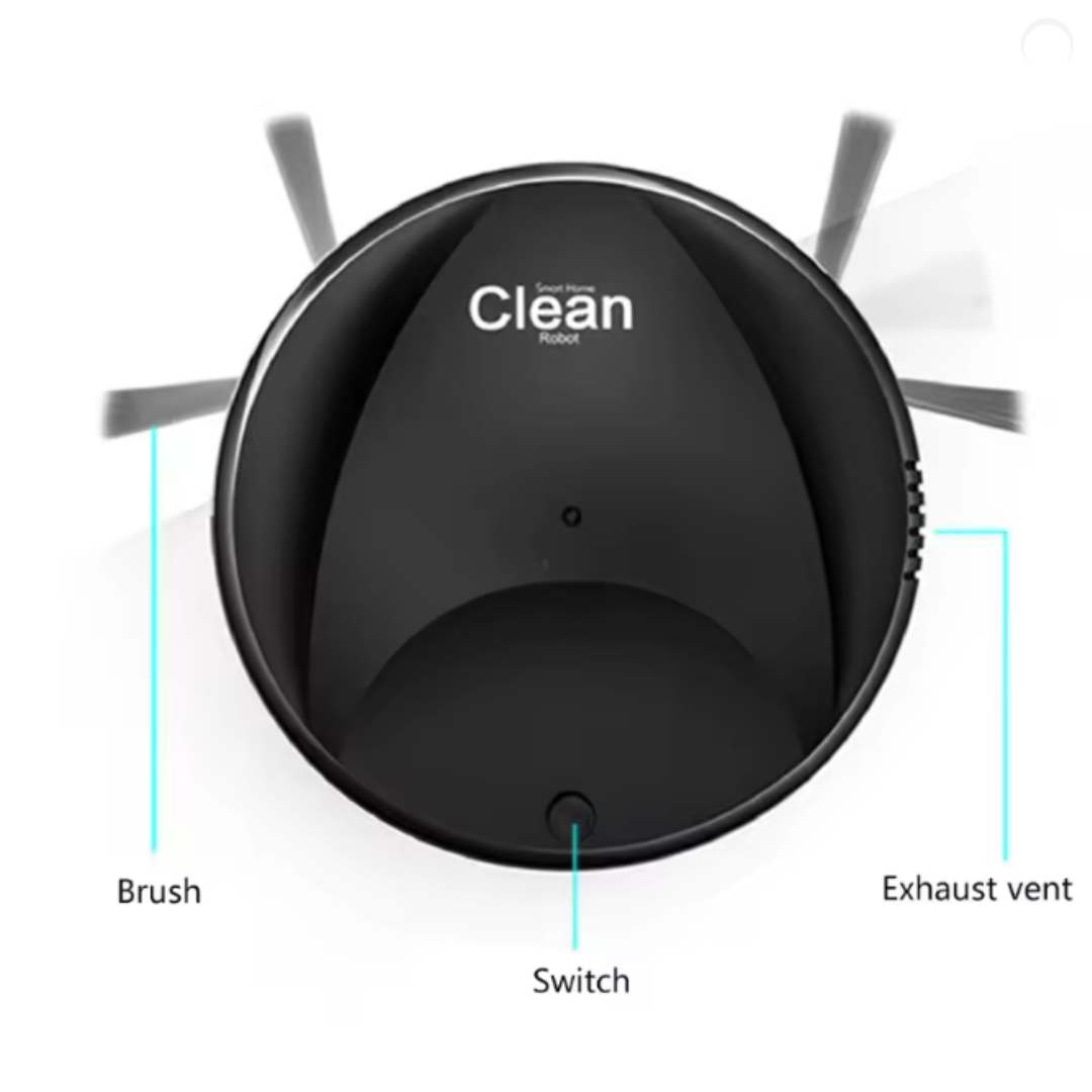 Compact Robot Vacuum Cleaner for Pet Hair & Dust, SKU:317