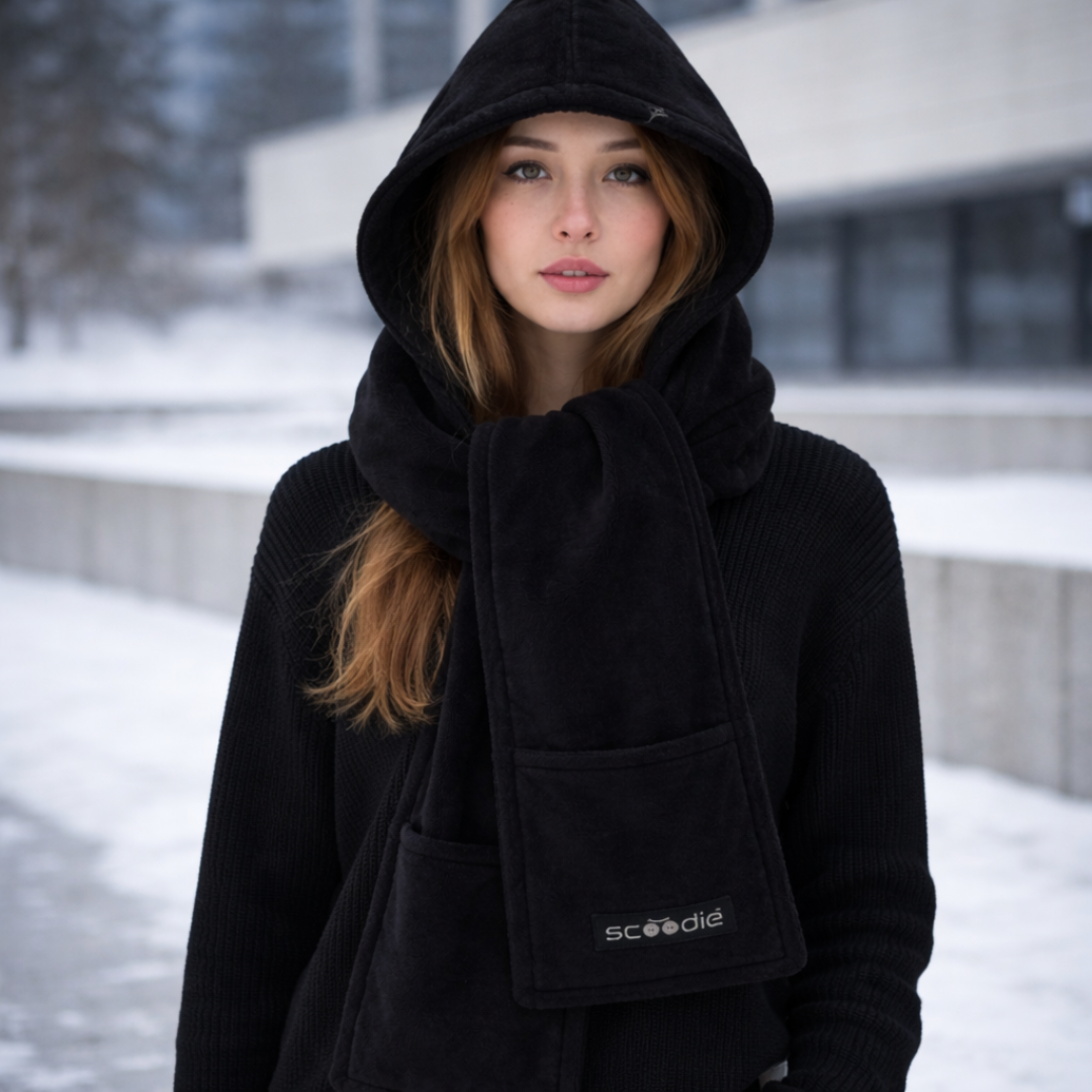 Scoodie Detachable Hooded Scarf, SKU:7028