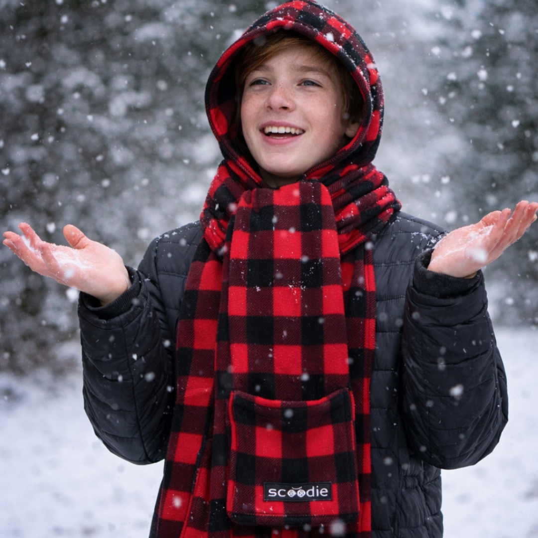 Scoodie Detachable Hooded Scarf, SKU:7029