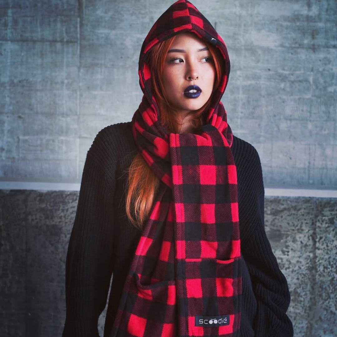Scoodie Detachable Hooded Scarf, SKU:7029