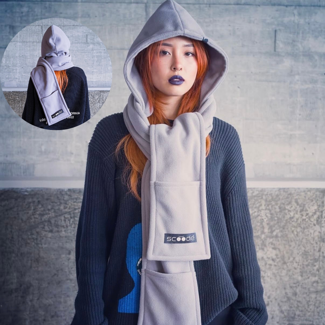 Scoodie Detachable Hooded Scarf,SKU:7031
