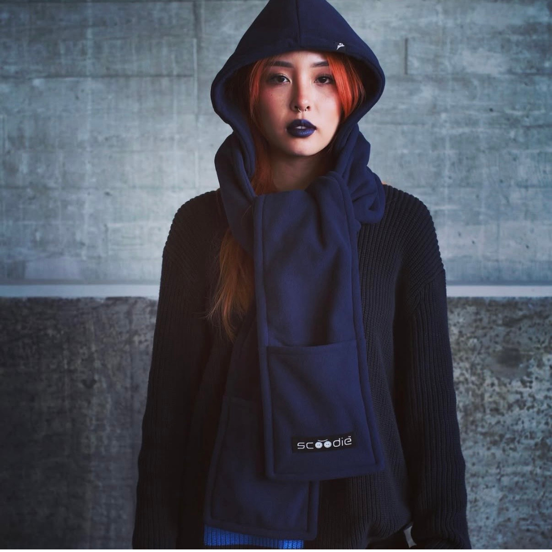 Scoodie Detachable Hooded Scarf, SKU:7030