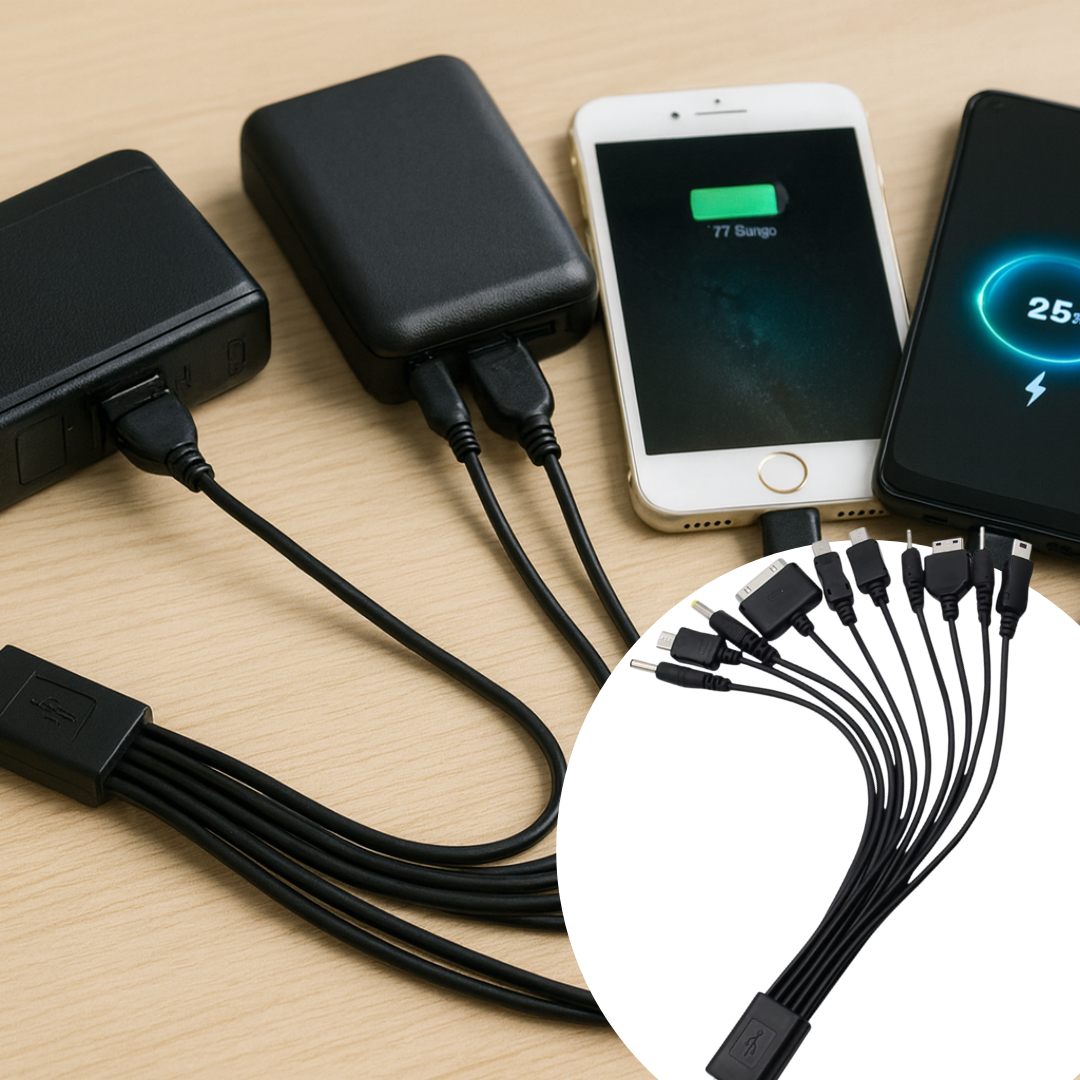 10-in-1 Multi-Connector USB Charging Cable, SKU:2221