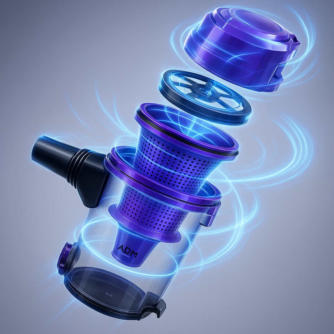 ADM BAGLESS VERTICAL VACUUM CLEANER 600W, SKU: 421