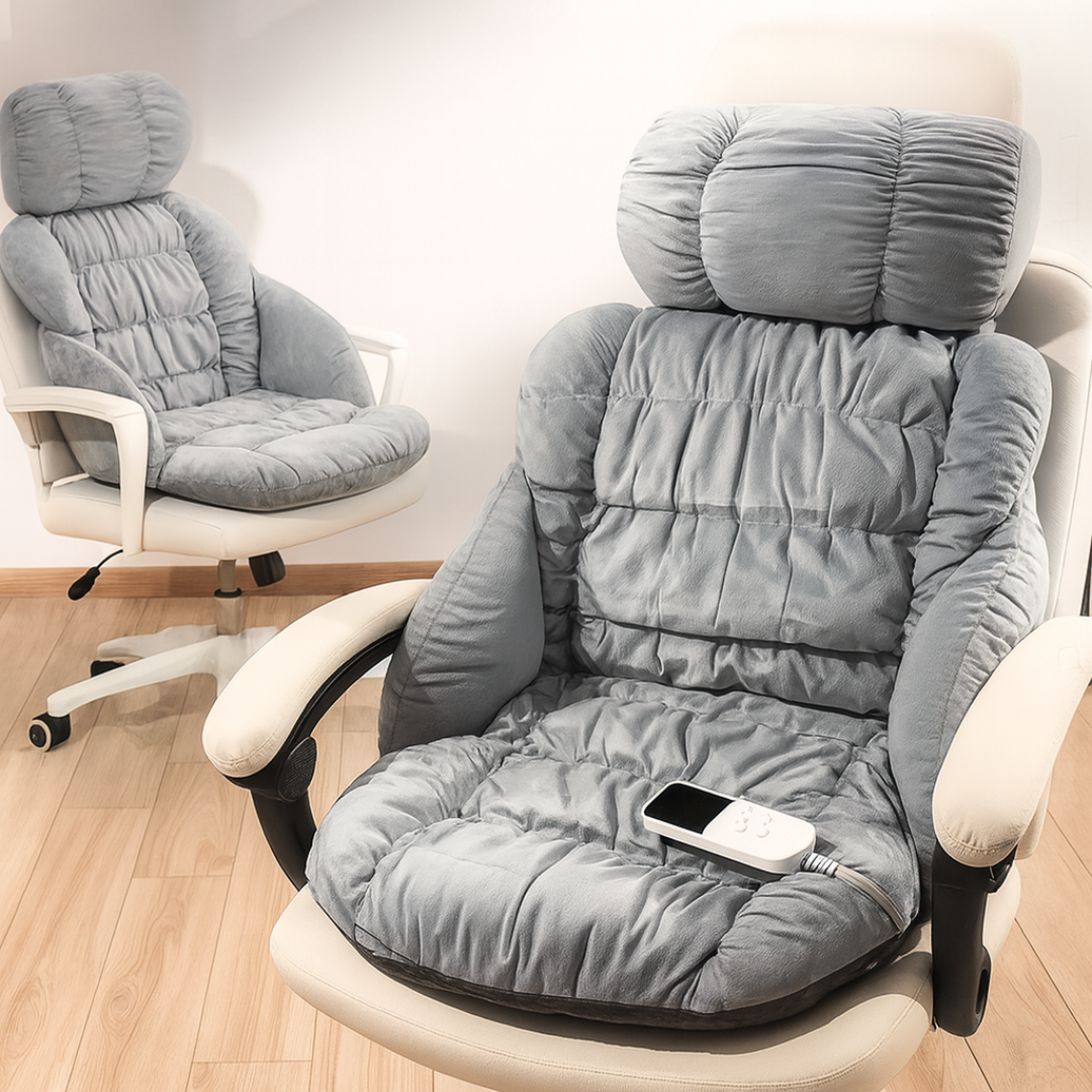 HEATED CHAIR CUSHION WITH INTELLIGENT TEMPERATURE CONTROL, SKU: 6002