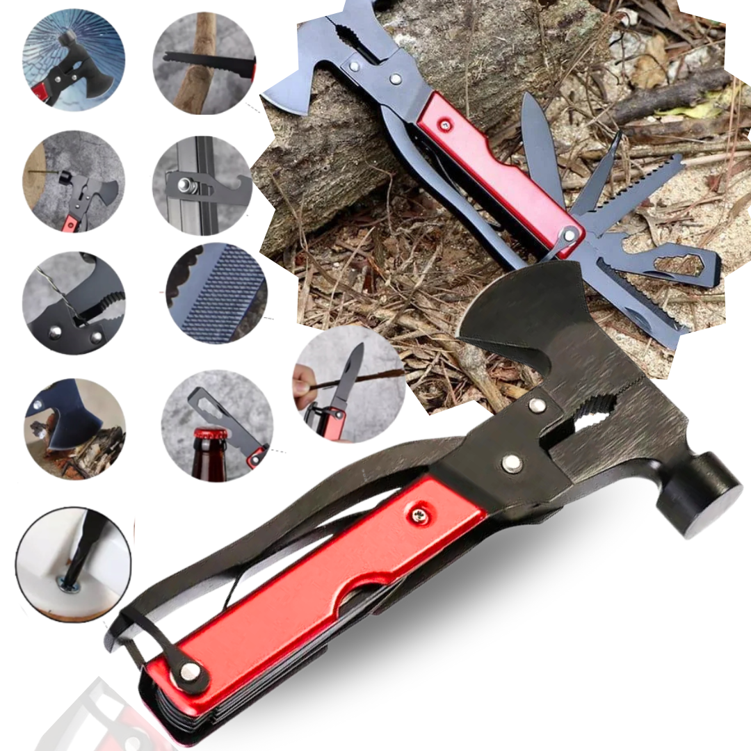 17-in-1 Multitool Axe Hammer, SKU:2138