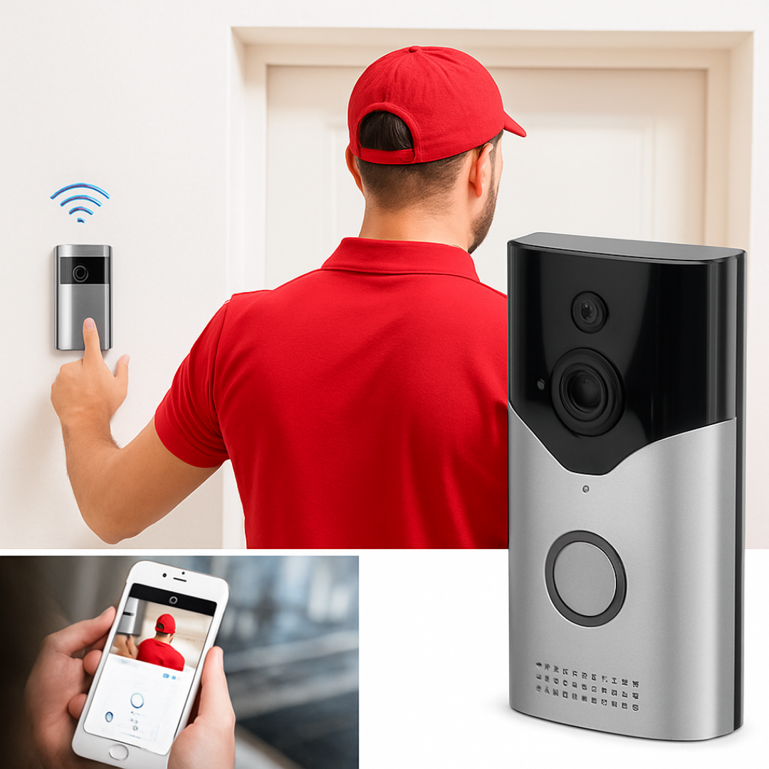 WIRELESS VIDEO DOORPHONE WIFI NIGHT VISION SKU: 385