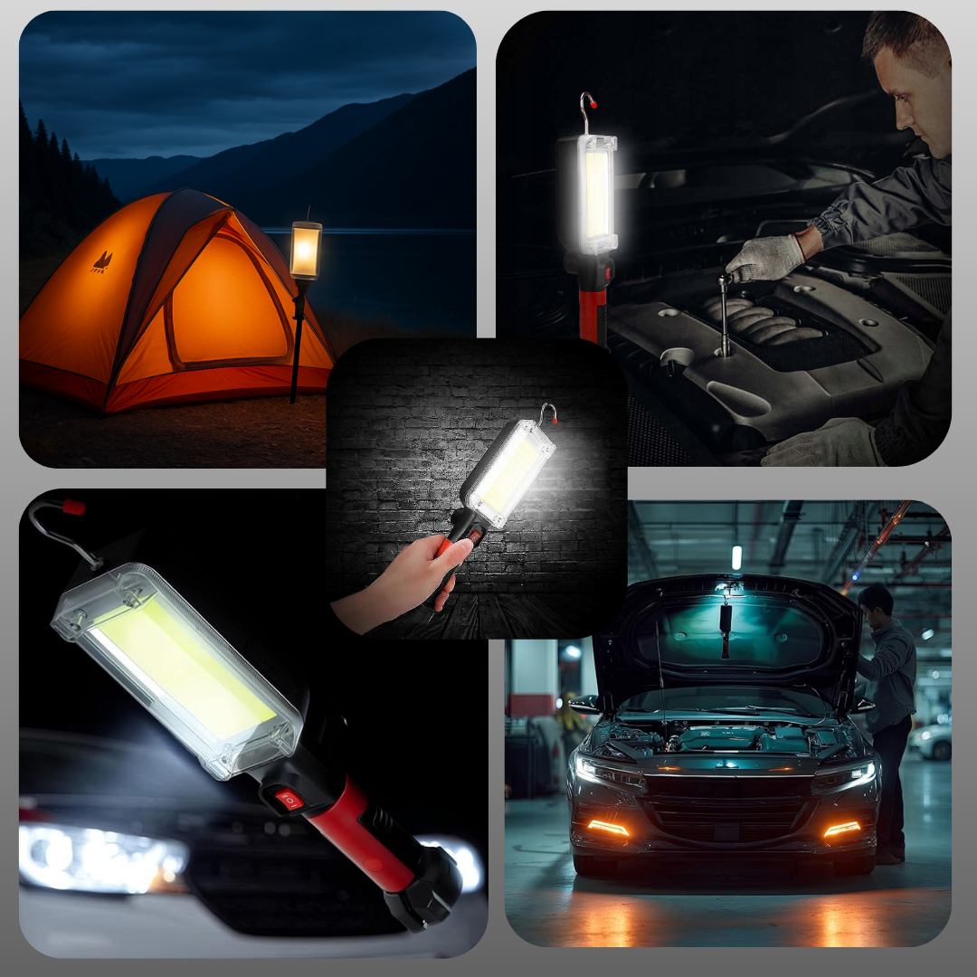 WORKSHOP LAMP 3IN1 LED COB BATTERY SKU:103