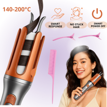 Intelligent Auto Hair Curler with 4 Heat Settings, SKU: 7049