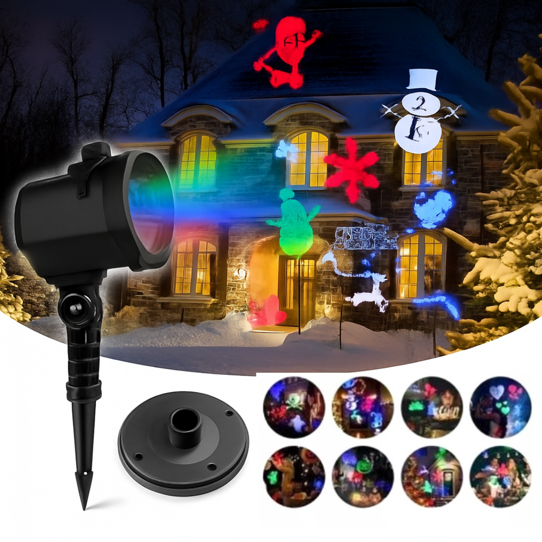 LED Snowflake Projection Lamp, SKU:7059