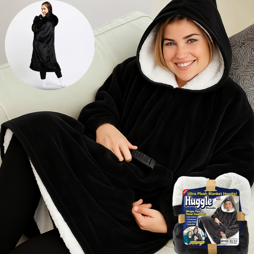 Ultra Plush Huggle Hoodie Blanket, SKU:2252