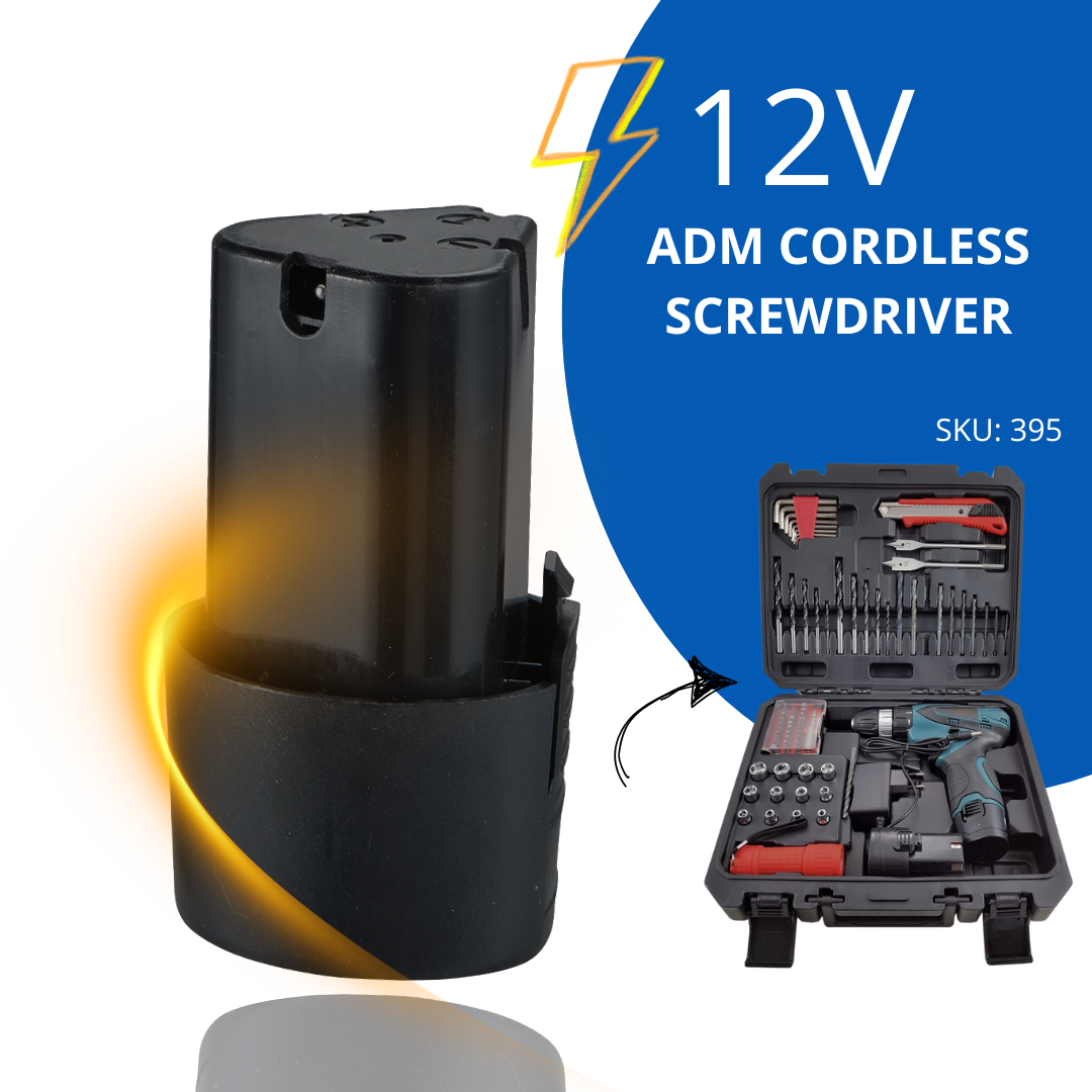 12V Battery For ADM Cordless Screwdriver, SKU: 2124