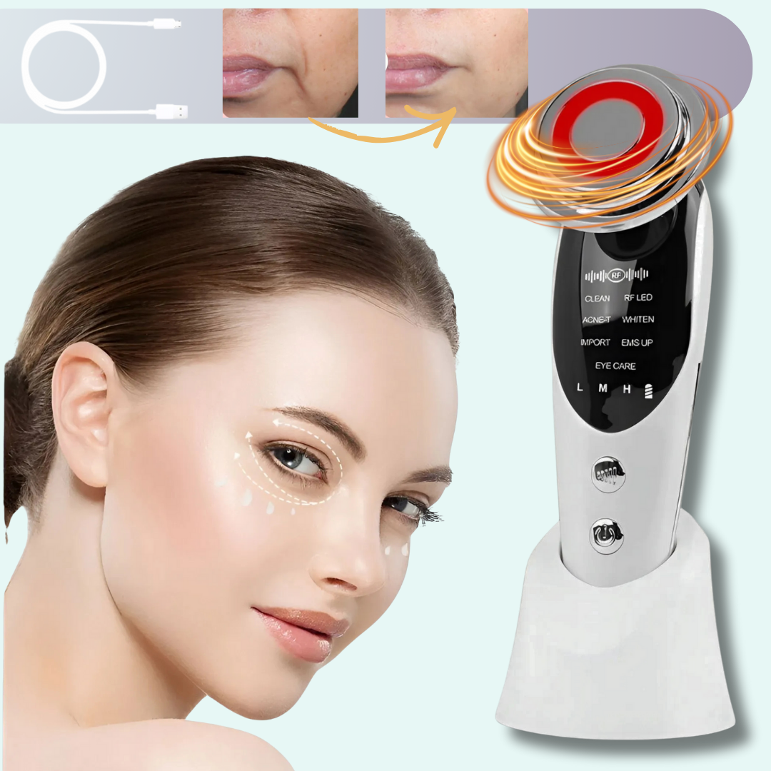 7-in-1 Anti-Aging & Skin Rejuvenation Device with EMS,RF,LED, SKU: 7057