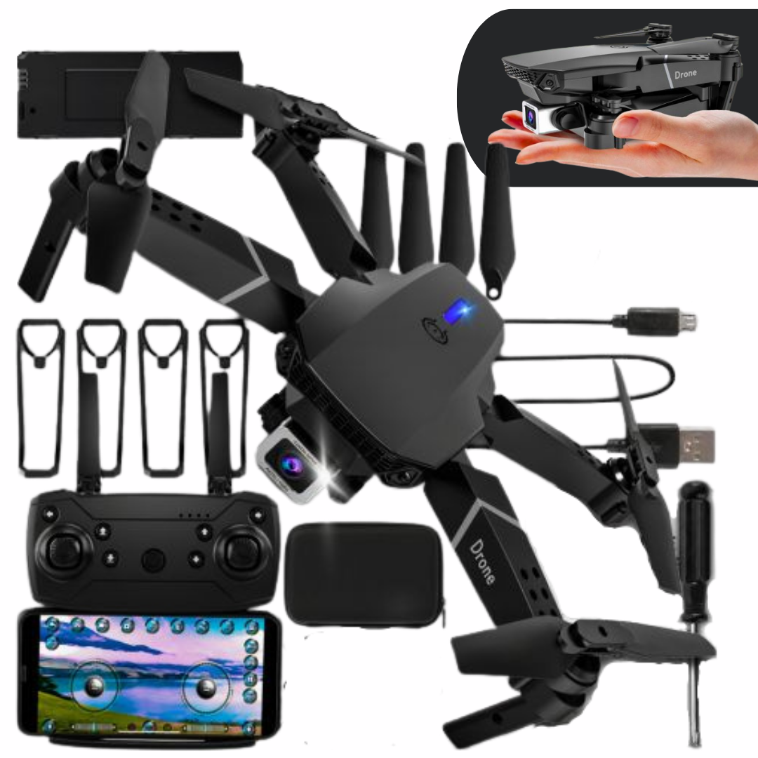 E88 Pro Foldable 4K Drone, SKU:595