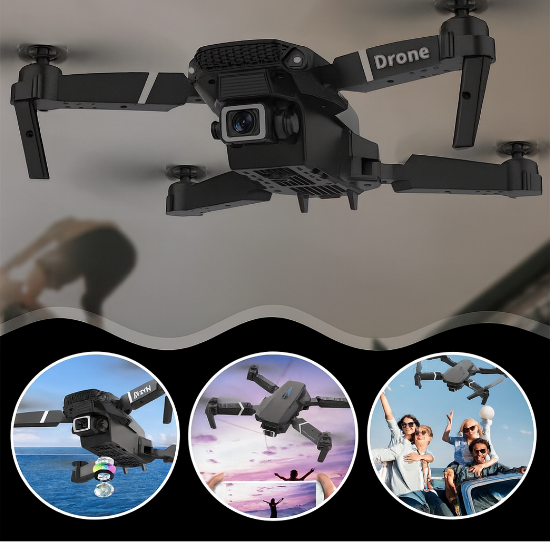E88 Pro Foldable 4K Drone, SKU:595