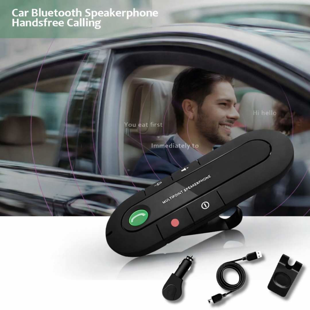 CAR HANDSFREE BLUETOOTH V3.0 + EDR, SKU: 301
