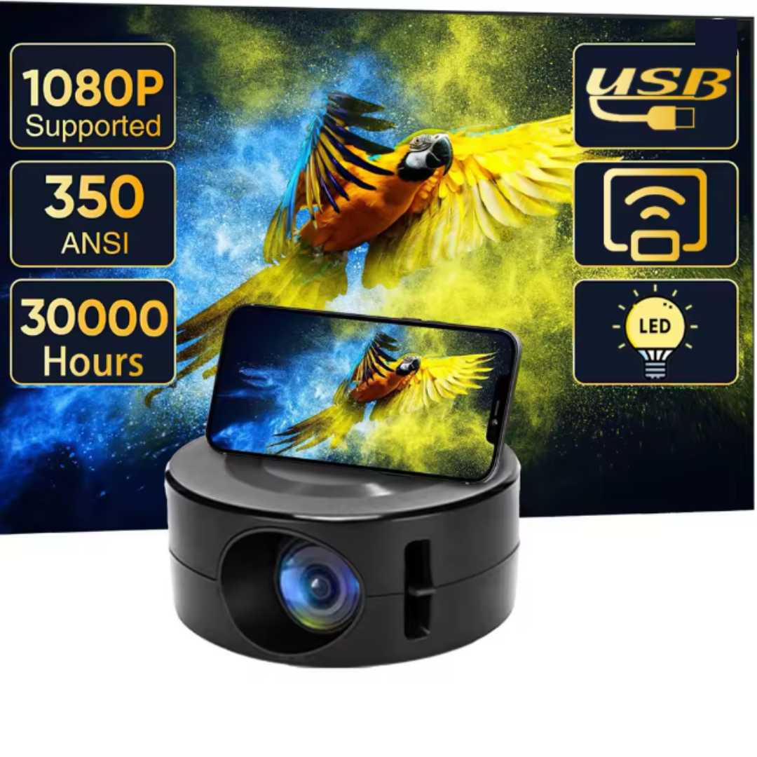 Mini LED Projector – Compact Home Cinema Anywhere, SKU:7009