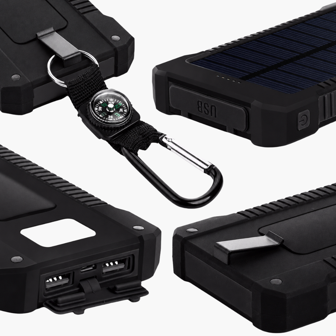 SOLAR POWERBANK Compass - 8 000 mAh , SKU: 352 - Image 7
