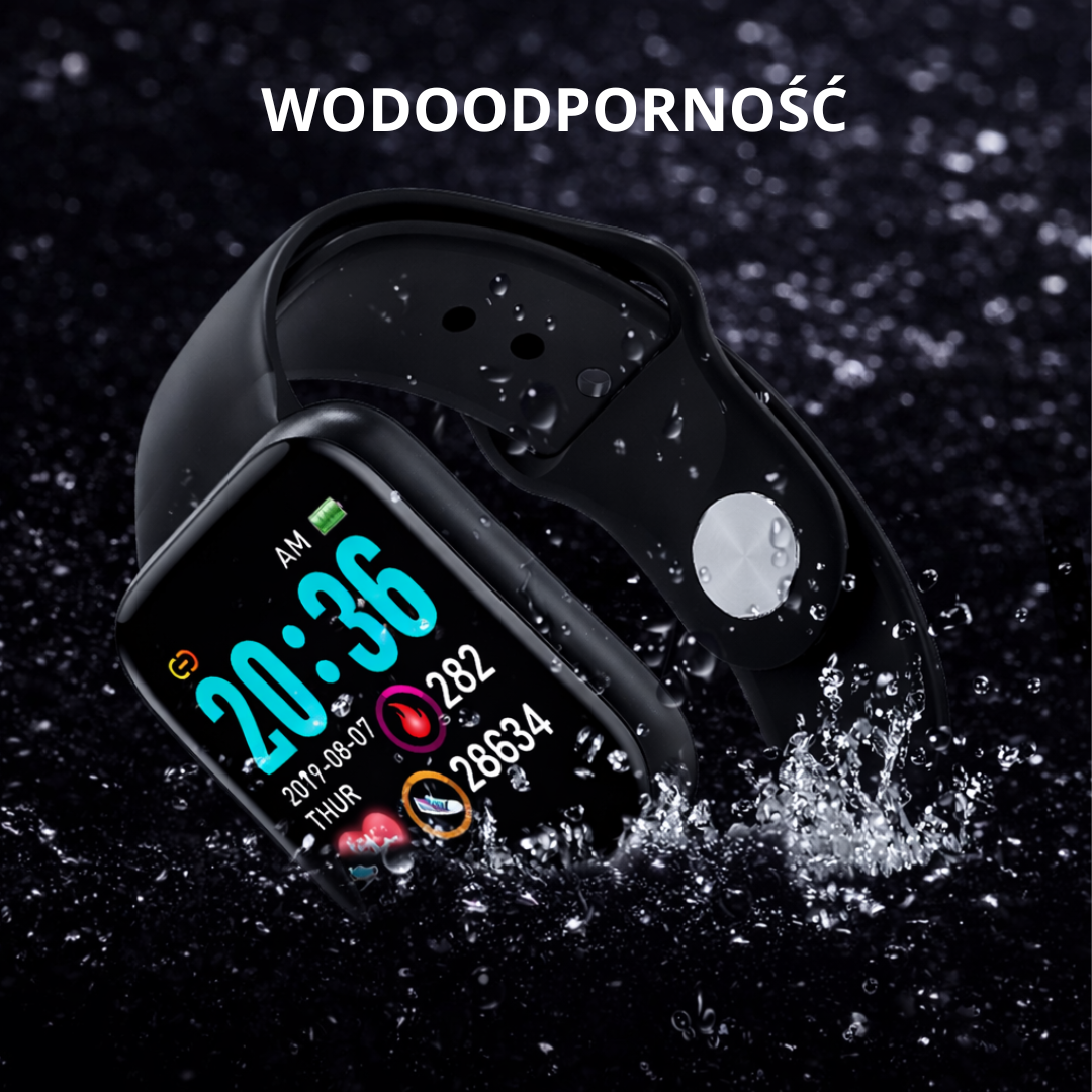 Smartwatch D20S  | Unisex, heart rate monitor, large display, SKU:053