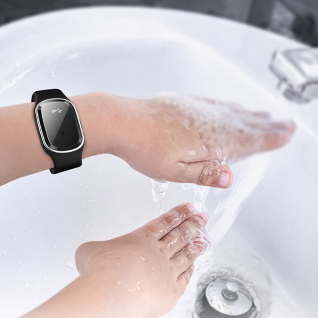 Ultrasonic Mosquito Repellent Watch White, Black SKU:085