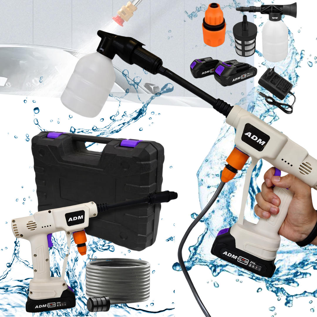 ADM Wireless Mini Power Washer + 2 batteries, SKU: 528
