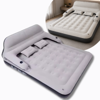 Queen Size Inflatable Air Mattress with Headboard – 250kg Load, SKU: 532