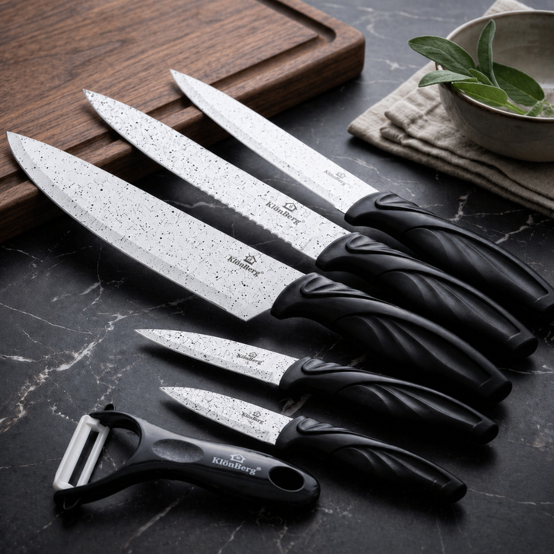 KlönBerg kitchen 6-Piece Knife Set, SKU: KB 3203