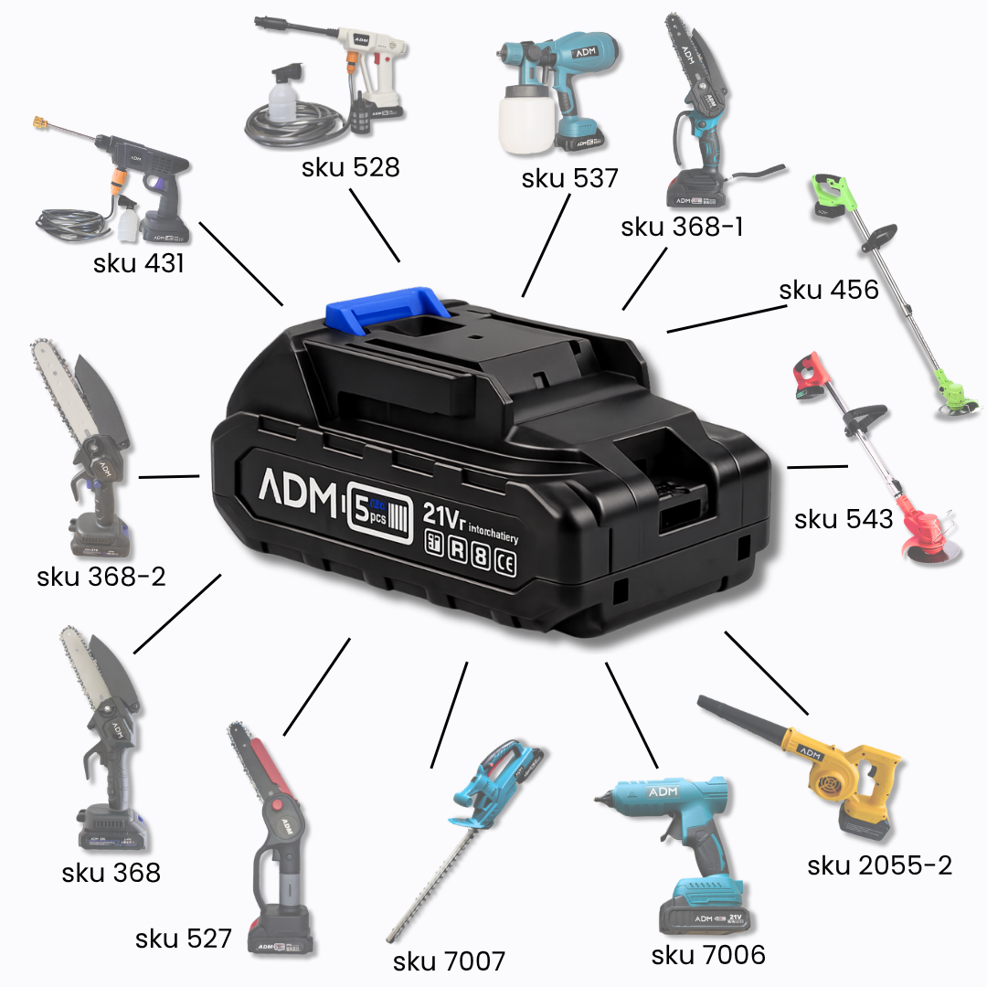 Rechargeable Lithium Battery 21V for ADM Electric Mini Tools, SKU: 439