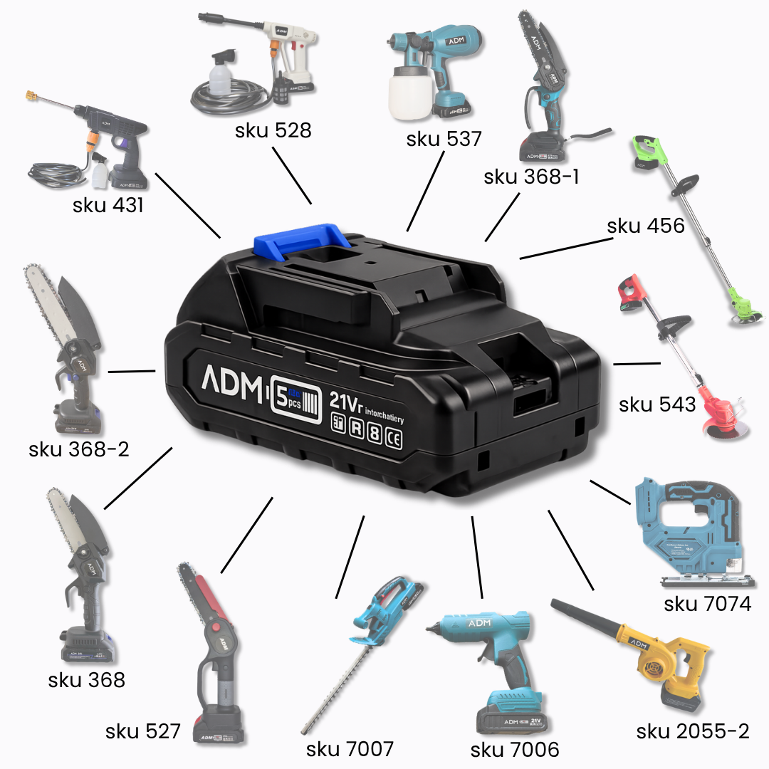 Rechargeable Lithium Battery 21V for ADM Electric Mini Tools, SKU: 439