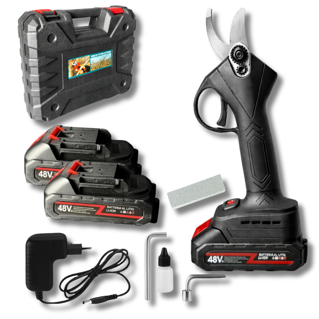Cordless Electric Pruner with 2 batteries 48Vh, SKU: 549