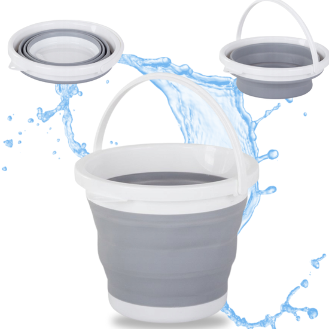 Collapsible Foldable Silicone Bucket, SKU: 2049