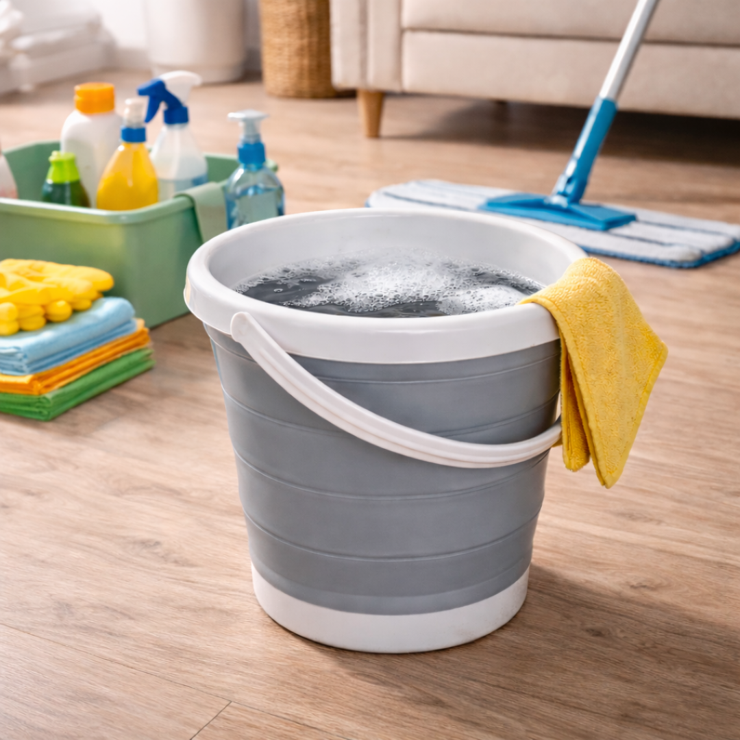 Collapsible Foldable Silicone Bucket, SKU: 2049