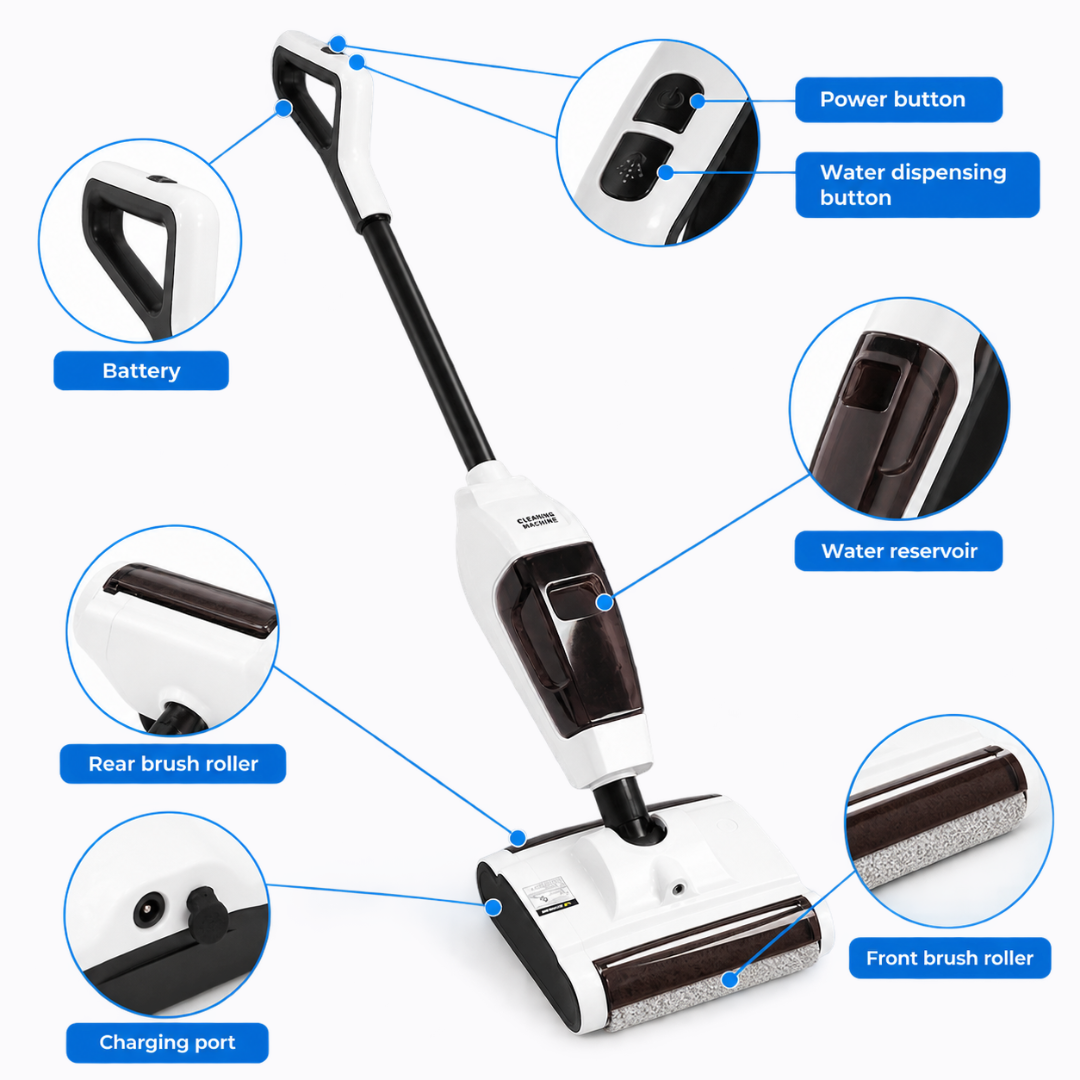 Floor master 2-in-1 vacuum and mop, SKU:548 - Image 9