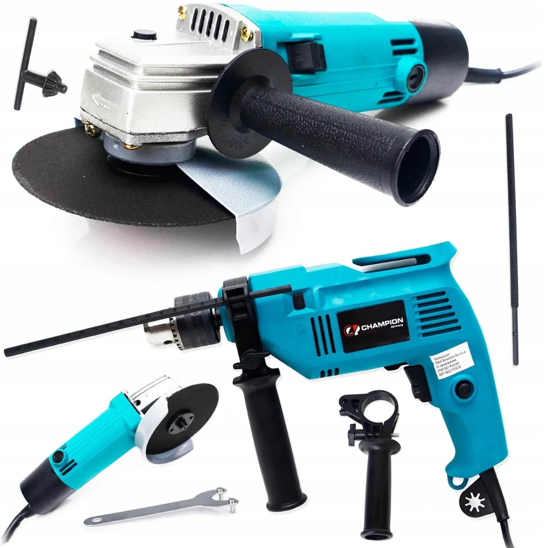 Angle Grinder and Impact Drill Set – 900W, SKU: CP-117