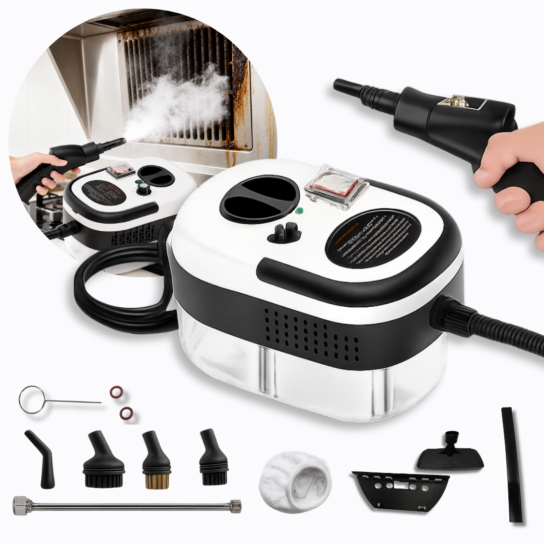 Portable Steam Cleaner with 6 attachments – 2500W, SKU: 2291