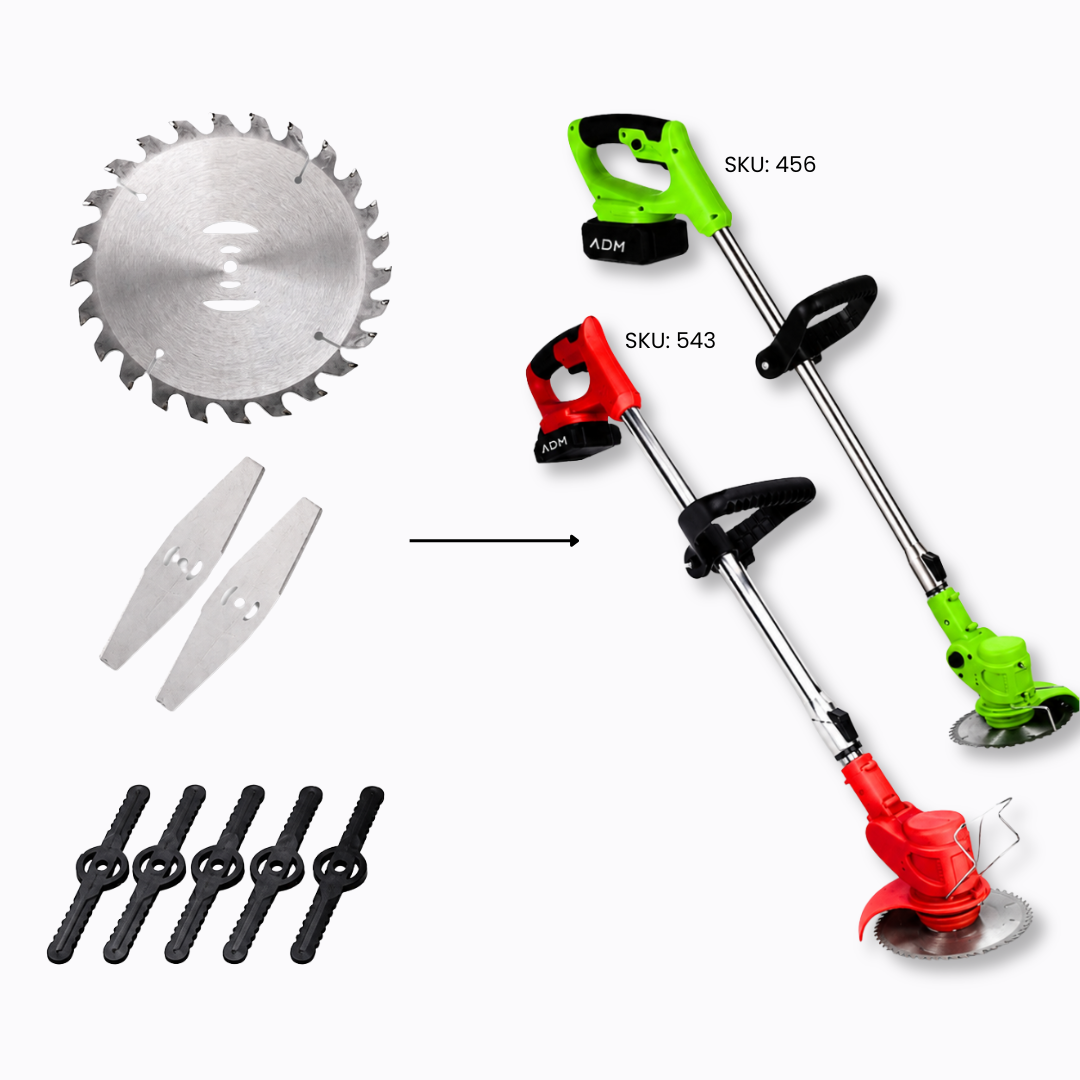 BLADES FOR GRASS TRIMMERS SET 8pcs, SKU: 2170
