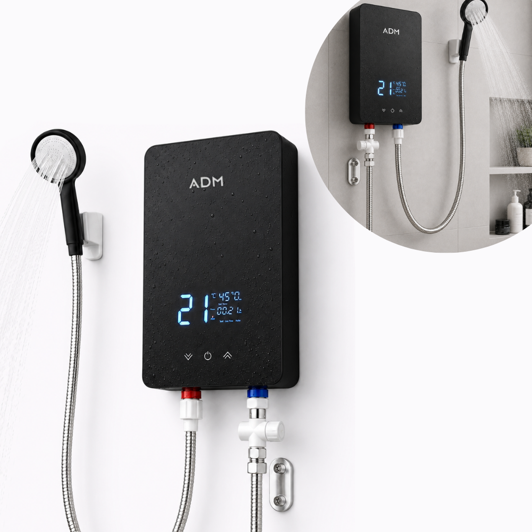 ADM Instant Thermostatic Water Heater – Smart, Safe & Energy-Efficient, SKU: 600
