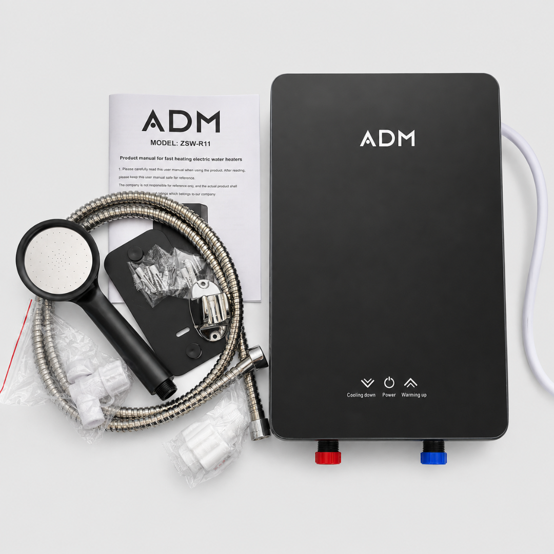 ADM Instant Thermostatic Water Heater – Smart, Safe & Energy-Efficient, SKU: 600