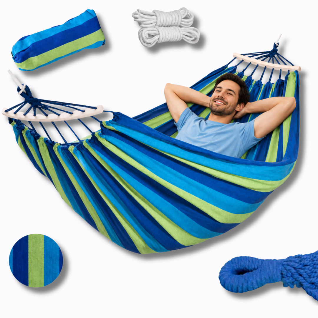 Cotton Hammock for Garden & Camping – 240cm, SKU: 2295