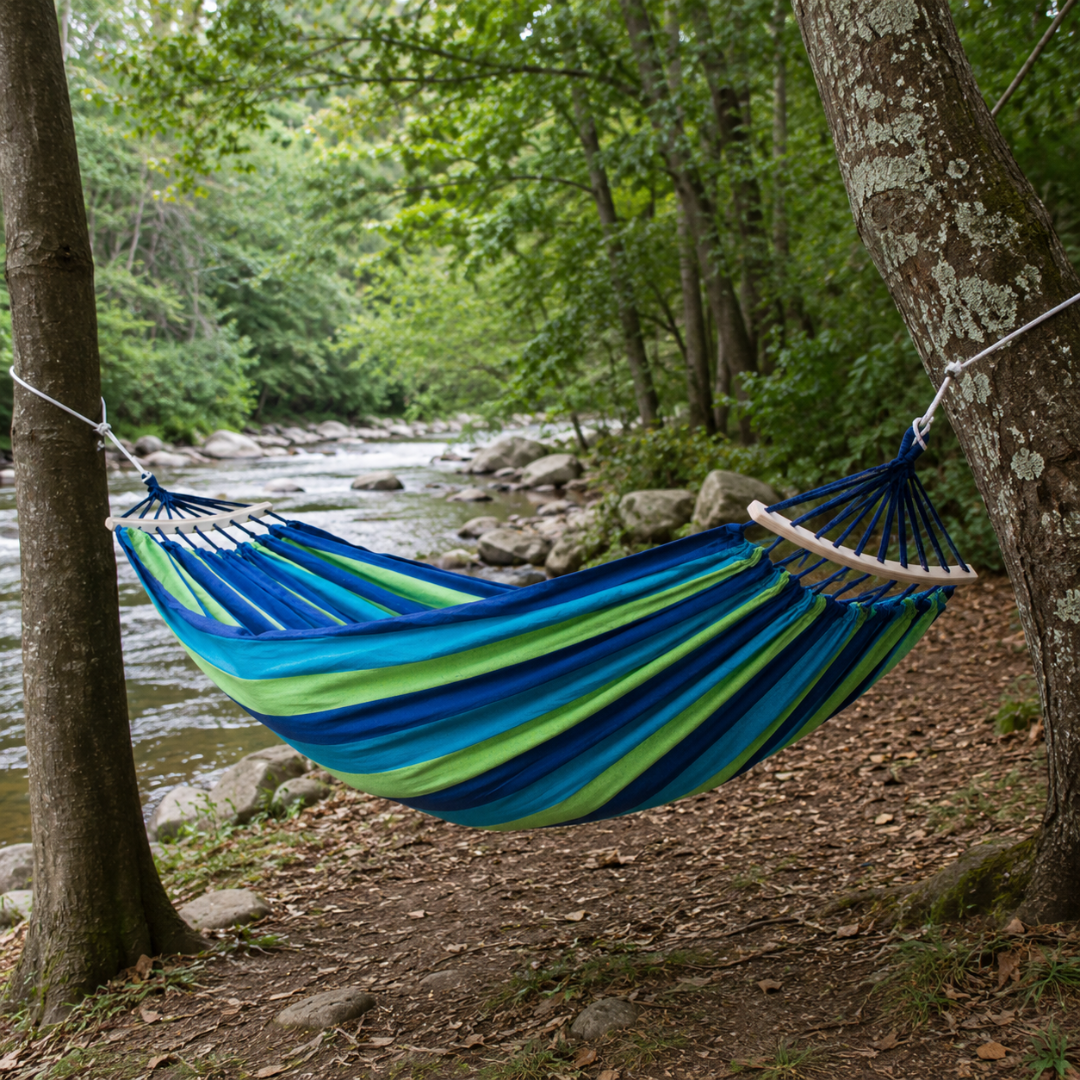 Cotton Hammock for Garden & Camping – 240cm, SKU: 2295