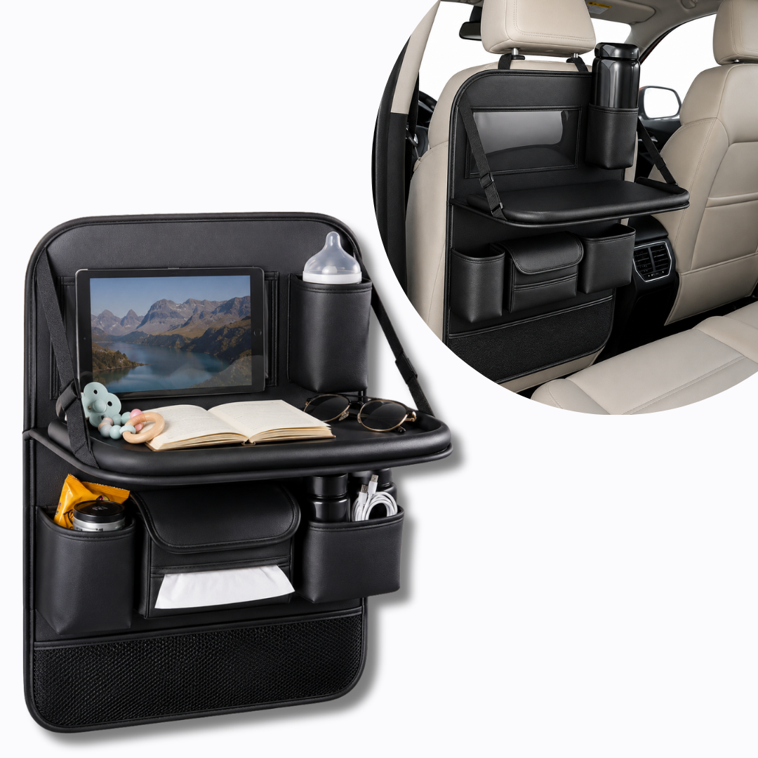 Car BackSeat Organizer with Foldable Tray Table, SKU: 7099